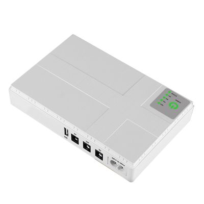 1 Pcs Uninterruptible Power Supply USB 10400MAh Battery Backup for WiFi Router CCTV ()