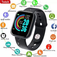 「Dark blue watch」 TwitchWatch สำหรับผู้ชายผู้หญิง IP67SportsFor Atchratesmartwatch