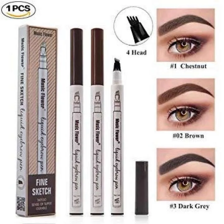 Liquid Eyebrow Pen Eye Brow Pencil Long Lasting Natural | Lazada PH