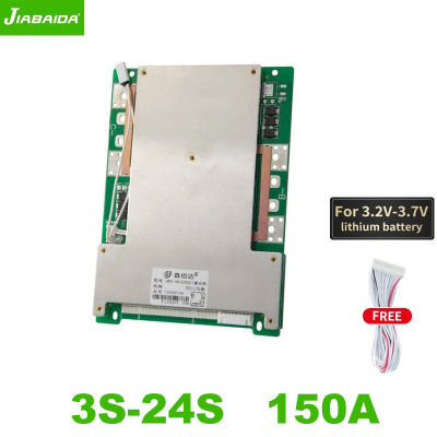 JBD 150A BMS 3S 4S 7S 8S 14S 16S 17S 20S 24S Bms 72V 60V 48V 24V 12V พอร์ตบาลานซ์ลิเธียม LiFePo4ลิเธียมไอออน