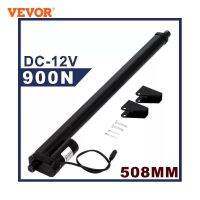 VEVOR 12V ตัวกระตุ้นเชิงเส้น500Mm จังหวะไดรฟ์เชิงเส้น Motor Listrik ตัวควบคุมมอเตอร์เชิงเส้นกับ900N วงเล็บยึดสำหรับใช้ในบ้าน