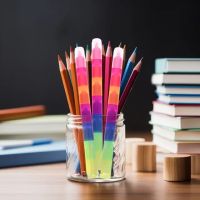 ปากกาเน้นข้อความสวยงามปากกาสี10ชิ้นปากกาเน้นข้อความหลากสีศิลปินกราฟฟิตีหลากสีสำหรับเด็ก