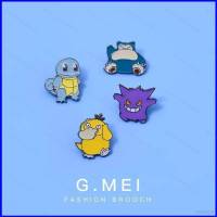 Gp1 Psyduck Snorlax Squirtle Gengar เข็มกลัดเคลือบ ลายการ์ตูนโปเกม่อนน่ารัก เครื่องประดับแฟชั่น