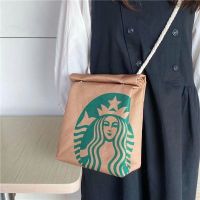 Starbuck 2023ใหม่ที่มีลักษณะระดับสูงเทพธิดาดาวเทพธิดาสไตล์เดียวกันในแนวทแยงถุงกระเป๋าเป้สะพายหลังขนาดใหญ่นักศึกษาวิทยาลัยกระเป๋านักเรียนแฟชั่นคลาส