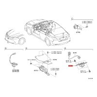 Car Rear View Camera Back-Up Reversing Camera 86790-06220 for Toyota Camry Hybrid 2017-2021 Parking Assist Reverse Camera 8679006220