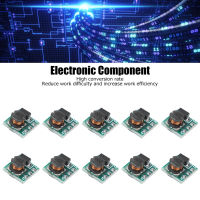 ตัวควบคุมแรงดันไฟฟ้าโมดูลหม้อแปลง 10 ชิ้น DC Boost Converter ปรับได้สำหรับวงจร