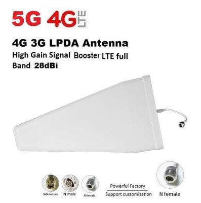 4G LPDA 28DBi Antenna 690-3700MHz Outdoor Antenna LPDA Antenna for Repeater 2G 3G 4G Mobile Signal Booster