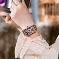 [จัดส่งในวันเดียวกัน] GUOU 8201 Full Diamond Watch Women S Watches Luxury Fashion Rose Gold Ladies Watch Clock Women Watchsav Free Exquisite Gift Boxno