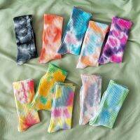 【CW】 Cotton Skateboard Socks   Stockings - Tie-dye High-top Men Color Aliexpress