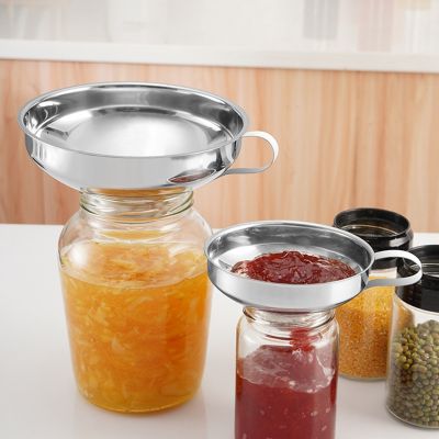 【CW】 Wide Mouth Funne Jars Canning Funnels Flask Filter Wine Spices Tools Gadgets