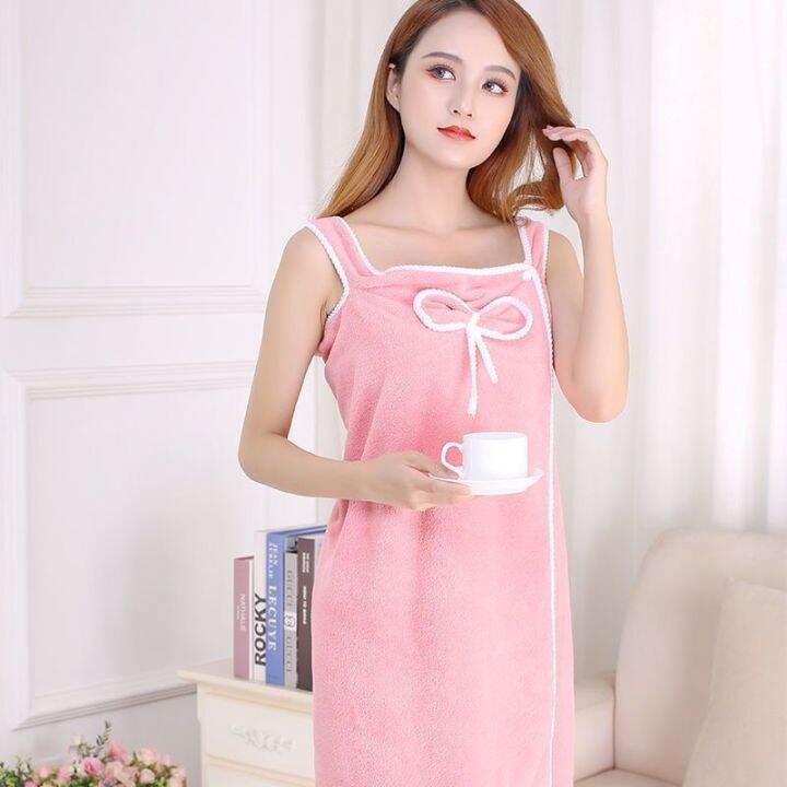 autumn-and-winter-womens-casual-comfortable-bathrobe-sling-cotton-bathrobe-absorbent-bath-towel-plus-size