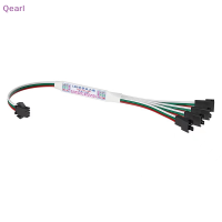 ?Qearl แถบไฟ Led รีพีทเตอร์เครื่องขยายสัญญาณขนาดเล็กสำหรับ WS2812B WS2811 SK6812 3Pin สายแถบไฟ LED แบบเปลือยรางบิกโมดูลที่แถบไฟ LED 1ถึง4 8 5-24V