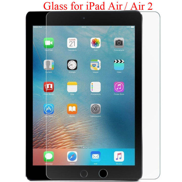 กระจกเทมเปอร์ปกป้องหน้าจอสำหรับipad-air-2-a1474-a1475-a1476-air2-a1566-a1567สูงฟิล์มติดหน้าจอแบบใส-screen-protector