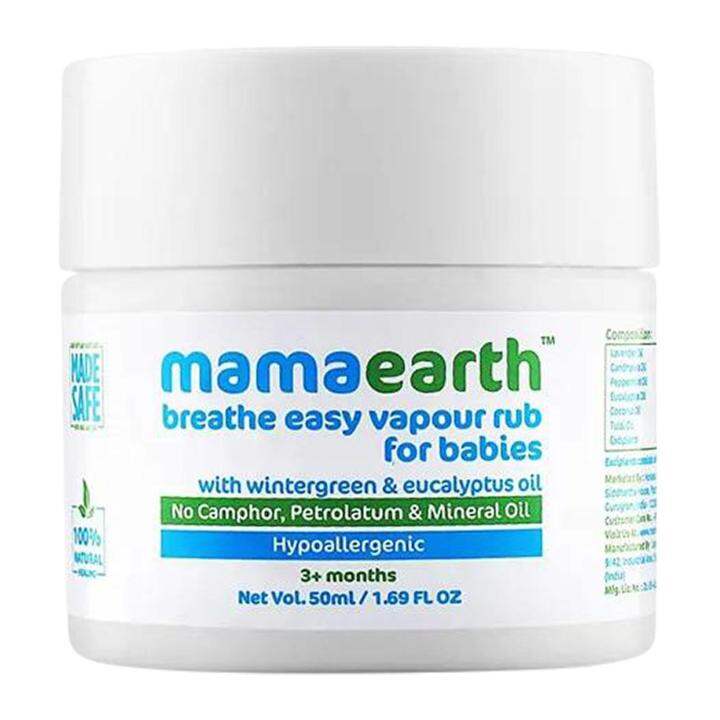 Mamaearth Breathe Easy Vapour Rub For Babies Lazada Singapore