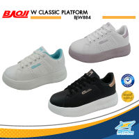 Baoji Collection บาโอจิ รองเท้าผ้าใบ รองเท้าแฟชั่น รองเท้าลำลอง ผู้หญิง W Classic Platform BJW884 (1520)