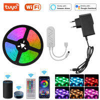 Voice Control Rgb LED Strip Smart Luminous Tape 12V LED Lights 10 Meters Tira LED Wifi Neon Lamp With 44 Keys Remote Controller