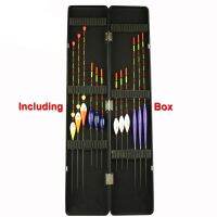 ✈♣ 12pcs/Lot Fishing Floats (Including Box) Set Bobbers Carp Buoyancy Mix Size Composite Nano Plastic Floaters With ABS Plastic Box