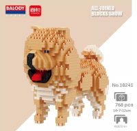 ชุดตัวต่อ BALODY 18241 จำนวน  768 pcs Nano Building Block  สุนัขพันธุ์เชาว์ เชาว์ ลายน่ารัก น่าเก็บสะสม