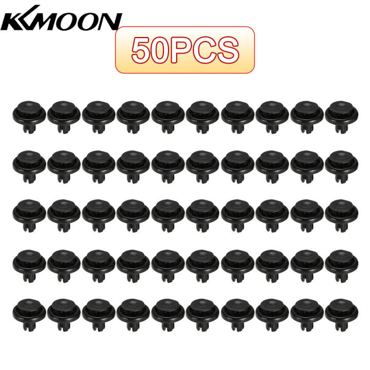 kkmoon-รถรัดคลิป50ชิ้นพลาสติกยึดคลิปรถกดหมุด-rivet-ตัดคลิปเปลี่ยนสากลสำหรับโตโยต้าฮอนด้า
