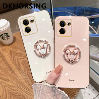 DKHORSING กล้องเคสโทรศัพท์รูปการ์ตูน TECNO Camon 20 /Camon 20 Pro 4G 5G / Camon 20 Premier 5G กล้องรูปแบบน่ารักปกป้องปลอกอ่อน Tecno Camon20 Pro พร้อมที่ยึดแหวน