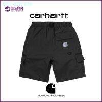 สีเทา☌Carhartt Carhartt ฤดูร้อนกระเป๋าทำงานกางเกงขาสั้นผู้ชายกันน้ำห้านาทีหลวมสะท้อนแสง