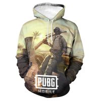 Pubg Hoodies For Men Funny Game Print Children Pullovers Cool 3D Anime Clothing Hip Hop Rock Hooded Sweatshirts Mens Streetwear