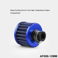 】【=-【 12MM Auto Car Accessories OIL Cold Air Intake Crank Case Turbo Vent Breather Filter Universal Inter Motorcycle Air Filter