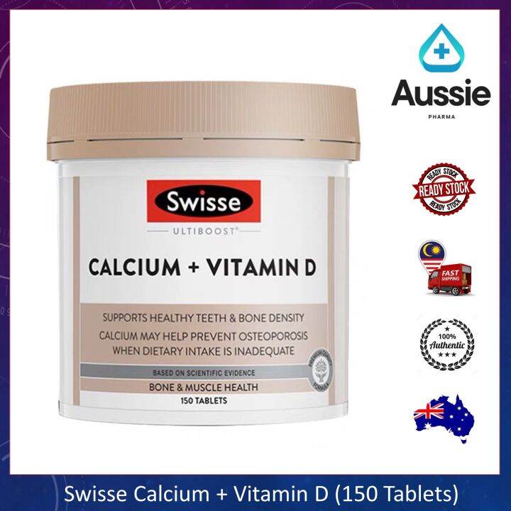 SWISSE Calcium + Vitamin D (150 tablets) Lazada