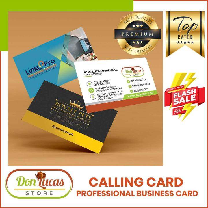 Calling Card Professional Business Card Elegant Design Professional