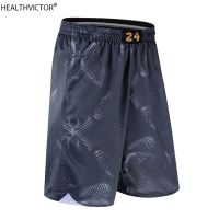 Sports Man Basketball Zipper Pockets Loose Knee Length Fashion Number 24 Summer Running Outdoor Breathable Men Five Shorts