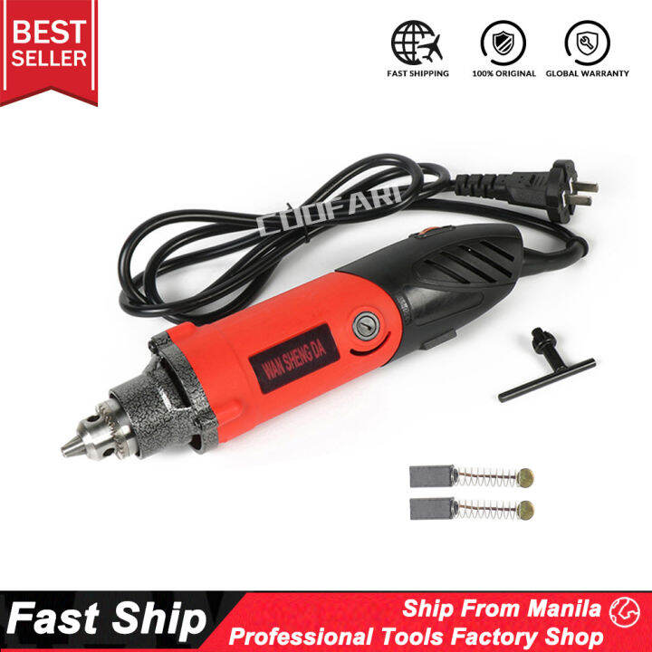 500W Electric Die Grinder Power Drill 6 Positions Variable Speed Rotary