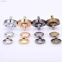 ๑﹊ 10Sets Double-sided rivet strong magnetic snap buttons for bags diy Accessories Wallet buckle Clothes button 14mm 18mmfour color