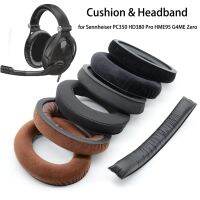 卐✘✑ Replacement EarPads Headband for Sennheiser PC350 HD380 Pro HME95 G4ME Zero PXC 450 350 Headset Cushion Cover Bumper Pads pillow