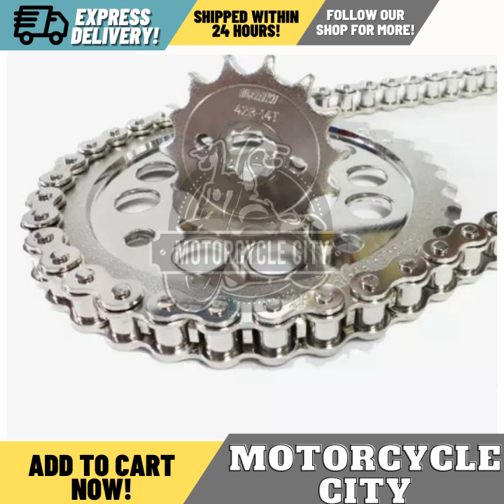 Raider 150 (New Breed, Reborn), Raider 150 Fi (14T41T X 428132L) Osaki Revo Chain and Sprocket