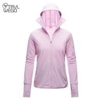 [A innovation] TRVLWEGO แขนยาว HoodyWomen Sun UV Protection Quick Dry Jacket เสื้อผ้าผู้ชาย Hooded Jacket Thin Beach Sweatshirt