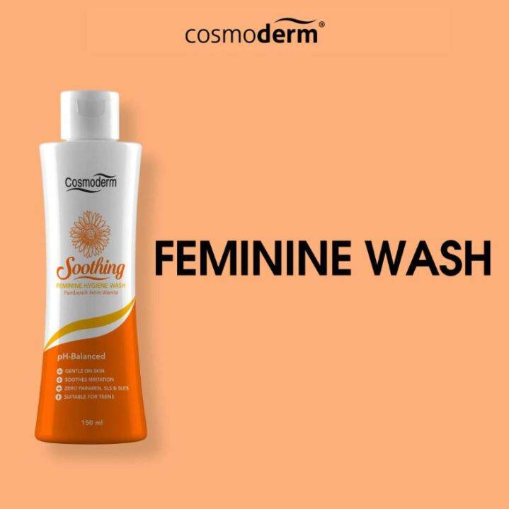COSMODERM Soothing Feminine Hygiene Wash 150ml Lazada