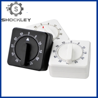 Shockley การจัดการเวลากลสำหรับทำอาหารในครัวแบบหมุนได้60จับเวลานาที360องศา