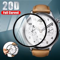 20D Curved Edge Protective Film For Mi Xiaomi Watch S1 Pro S 1 Smartwatch Screen Protector Accessories (Not Glass)