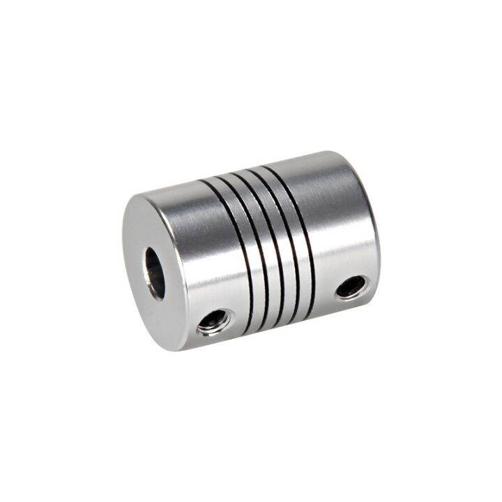 4pcs-aluminium-cnc-motor-jaw-shaft-coupler-5mm-to-8mm-flexible-coupling-od-19x25mm-dropshipping-3-4-5-6-6-35-7-8-10mm