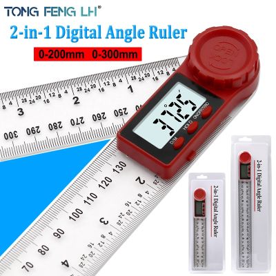 0-200mm 0-300mm compteur numérique Angle inclinomètre Angle règle numérique goniomètre électronique rapporteur Angle finder outil de mesure