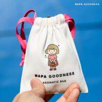 Napa Goodness® ถุงหอมดอกเกลือทะเล Aromatic Bag กลิ่นตะไคร้/กาสะลอง/มะกรูด/ลาเวนเดอร์/ซากุระ/มะลิ/จำปา ขนาด 100 กรัม