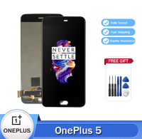 100% ทดสอบ AMOLED ของแท้สำหรับจอแสดงผล LCD แบบสัมผัสหน้าจอ Oneplus 5สำหรับ1+ OEM LCD 5 A5000ประกอบดิจิไทเซอร์จอสำรอง