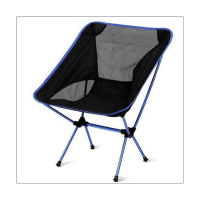 1 Piece Ultralight Portable Fishing Chair Beach Chair Moon Chair Royal Blue