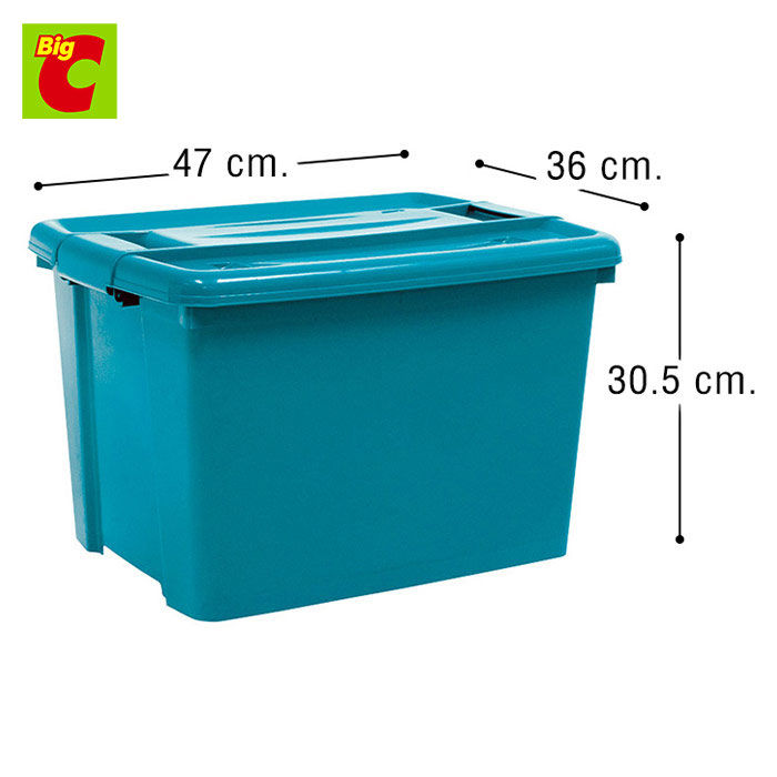 กล่องพลาสติกอเนกประสงค์-ขนาด-31-ลิตร-รุ่น-4000s-สีเขียว