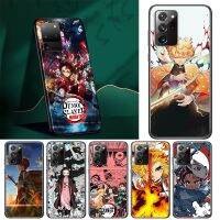 【cw】 Anime Demon Slayer For Samsung F22 F32 F42 F52 M12 M62 M1 M02 M60 M31 M40 Note 20 10 8 9 Pro Plus Ultra Black Phone Case
