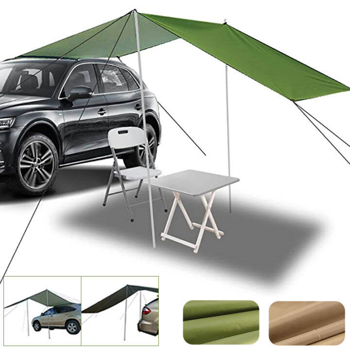Car Shelter Shade Camping Side Car Roof Top Tent Awning Waterproof UV