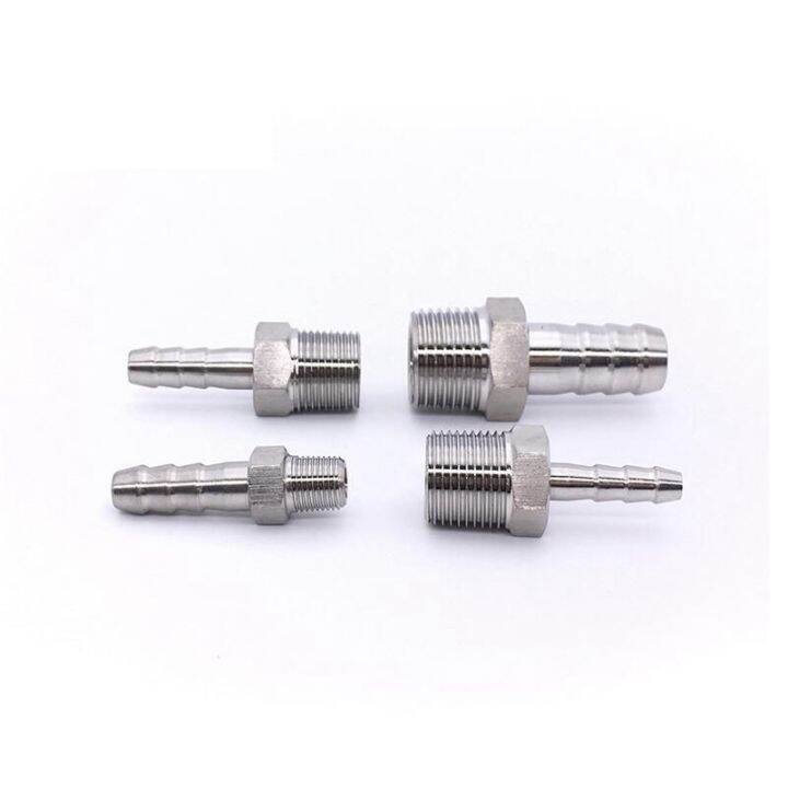 1-8-2-bsp-male-thread-x-barb-hose-tail-304-stainless-steel-water-pipe-fitting-reducer-pagoda-joint-coupling-connector