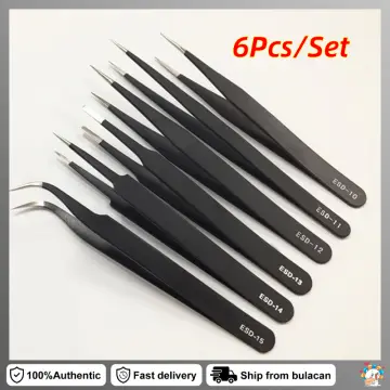 Set Tweezers Sewing Machine  Industrial Tweezers - Tweezers Anti