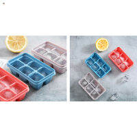 RET 3 Pack Ice Trays 6 Cavity Flexible BPA Free With Removable Lid Ice Stencils For Chilled Drinks Whiskey Cocktails