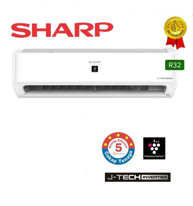 Sharp R32 Inverter Plasmacluster 1.0HP Air conditioner AHXP10YMD Lazada